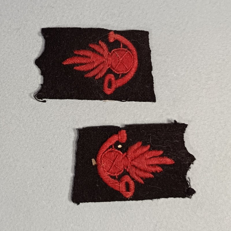 PATTES DE COL VESTE MODELE 1880 POUR UN SOUS-OFFICIER DES DOUANES